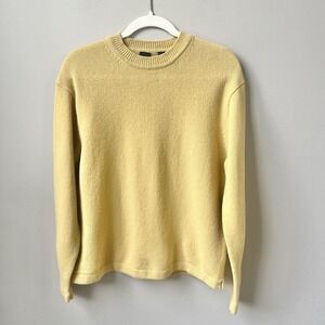 Vintage Gap Sweater Women's Small 100% Lambswool Amber Yellow 90s Heritage Cozy